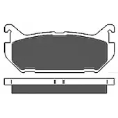 MAPCO Satz Bremsbeläge Hinterachse [Hersteller-Nr. 6656] für Ford Usa, Mazda