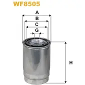 WIX FILTERS Kraftstofffilter WF8505