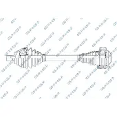GSP 261100OL Antriebswelle für VW Golf VII Schrägheck (5G1, BQ1, BE1, BE2) GOLF VI (5K1) TOURAN (1T1, 1T2) Passat Variant (3G5, CB5) Passat Variant