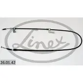 Linex Handbremsseil 26.01.42 Rechts für MAZDA 323 F VI (BJ) 1715/1500mm