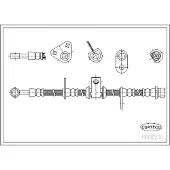 CORTECO Bremsschlauch ERSTAUSRÜSTERQUALITÄT [Hersteller-Nr. 19032232] für Rover, Honda