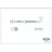 CORTECO Bremsschlauch ERSTAUSRÜSTERQUALITÄT [Hersteller-Nr. 19036435] für Honda