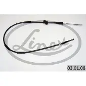 Linex Handbremsseil 03.01.08 Links für AUDI 80 (89, 89Q, 8A, B3) 1345/1078mm