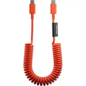 Native Union , USB-C auf USB-C Spiralkabel 60W 1,2m Serie POP Schnellladen, Rot