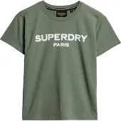 Superdry Sport Luxe Graphic Fitted Kurzarm-t-shirt