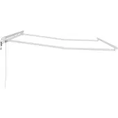 vidaXL Markisenrahmen Weiß 300 x 250 cm Aluminium