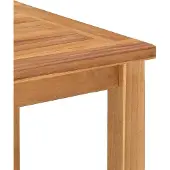 vidaXL Couchtisch Braun 50 x 35 x 36 cm Massivholz Teak