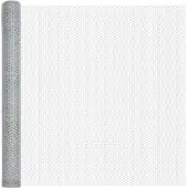 vidaXL Sechseckzaun mit Pfosten 50 x 1,6 m Verzinkter Stahl Silber
