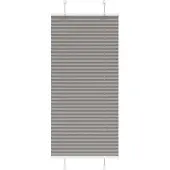 vidaXL Plissee Anthrazit 65x100 cm Stoffbreite 64,4 cm Polyester