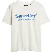 Superdry Venue Metallic Relaxed Kurzarm-t-shirt