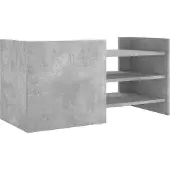 vidaXL TV-Schrank Betongrau 80x35x40 cm Holzwerkstoff