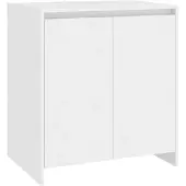 vidaXL 3-tlg. Sideboard Weiß Holzwerkstoff