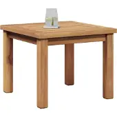 vidaXL Couchtisch Braun 45 x 45 x 36 cm Massivholz Teak