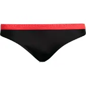 Superdry für Damen. W3010386A Bikinihöschen klassisch elastisch schwarz (XL), Strandbekleidung, Recyceltes Polyester, Nachhaltig