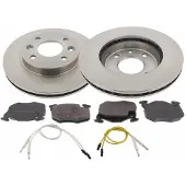F.BECKER Bremsensatz, Scheibenbremse 13810360 belüftet 238mm 20mm für PEUGEOT CITROËN NISSAN RENAULT
