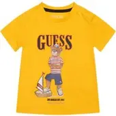 GUESS T-Shirt N6GI04 K8HM4 Gelb Regular Fit