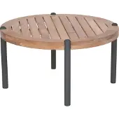 Stern Taro Beistelltisch Aluminium/Teak