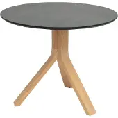 Stern Freddie Beistelltisch Teak-Gestell Tischplatte Silverstar 2.0