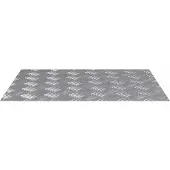 vidaXL Treppe Tritt 2 stk. 60 x 50 cm Silber Aluminium Rechtwinklig