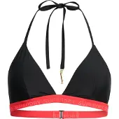 Superdry für Damen. W3010394A Stretch-Dreieck-Bikinioberteil schwarz (M), Strandbekleidung, Recyceltes Polyester, Nachhaltig