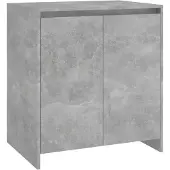 vidaXL 3-tlg. Sideboard Betongrau Holzwerkstoff