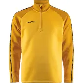 Craft Squad 2.0 Langärmeliges Trainingstrikot Half Zip aus recyceltem Polyester, Größe M