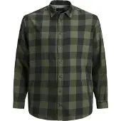 Jack & Jones Gingham Plus Size Langarmhemd