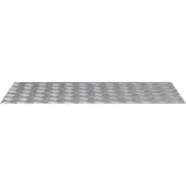 vidaXL Treppe Tritt Rechtwinklig 2 pcs Silber 100 x 50 cm Aluminium
