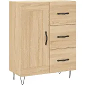 vidaXL Sideboard Sonoma-Eiche 69,5x34x90 cm Holzwerkstoff