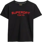 Superdry Sport Luxe Graphic Fitted Kurzarm-t-shirt