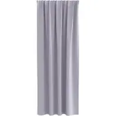 vidaXL Verdunkelungs-Vorhänge mit Ringen 2 stk. Metallic Grau