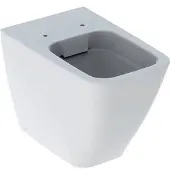 Geberit iCon Square Stand-WC Tiefspüler, geschlossene Form, ohne Spülrand