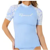 Rip Curl RipCurl Pacific Coast UPF SS Rashvest sky blue (0079) XS