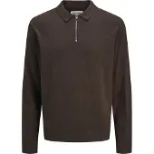 Jack & Jones Polokragenpullover "JJEEMIL KNIT POLO HALF ZIP LS NOOS" mit Polo Kragen
