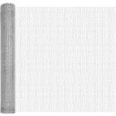 vidaXL Bodenmontierter Sechseckzaun 100 x 1 m Verzinkter Stahl Silber