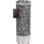 Harvia Saunaofen Cilindro XW WiFi Steel 9.0 kW | mit separatem Xenio WIFI Bedienteil | PC90XW
