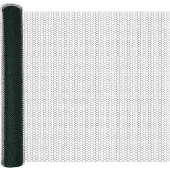 vidaXL Sechseckzaun mit Betonsockel 100 x 1,2 m Grün Netz