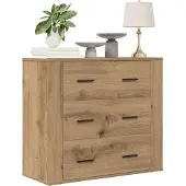 vidaXL Sideboard Artisan-Eiche 80x33x70 cm Holzwerkstoff