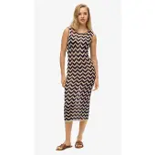 Superdry Zig Zag ärmelloses Kleid