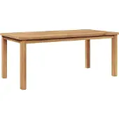 vidaXL Couchtisch Braun 110 x 55 x 45 cm Massivholz Teak