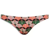 Superdry für Damen. W3010399A Klassische mehrfarbig bedruckte Bikini-Hose (S), Strandbekleidung, Recyceltes Polyester, Nachhaltig