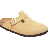 Birkenstock Boston Suede Latte Cream - EU 36