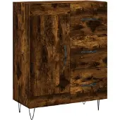 vidaXL Sideboard Räuchereiche 69,5x34x90 cm Holzwerkstoff