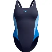 Speedo Colourblock Splice 2.0 Muscleback Badeanzug Damen 44