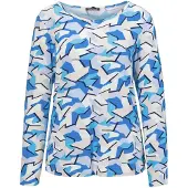 Goldner Print-Shirt "Kurzgröße Shirt" Kombistarker Druck