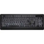 Yenkee Keyboard Backlit quiet USB with low-profile keys