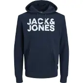 Jack & Jones Kapuzensweatshirt "JJECORP LOGO SWEAT HOOD NOOS", Baumwollmischung, regular fit