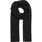 Superdry Unisex. M9310078A Essential Logo-Schal schwarz (OSFA), Lässig, Baumwolle