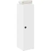 vidaXL Badezimmerschrank mit Rollenhalter Weiß 20,5x22x72 cm