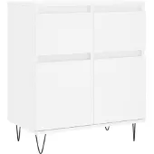 vidaXL Sideboard Weiß 60x35x70 cm Holzwerkstoff